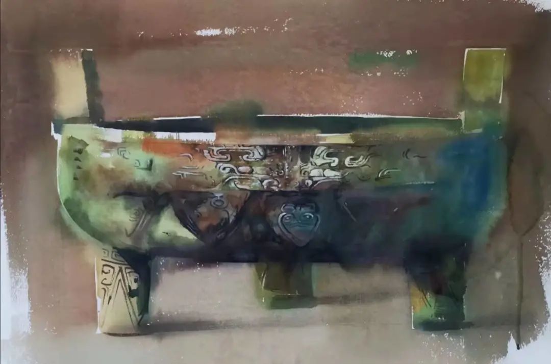 (SH002)刘丰 上海《青铜故事》50x70cm.png